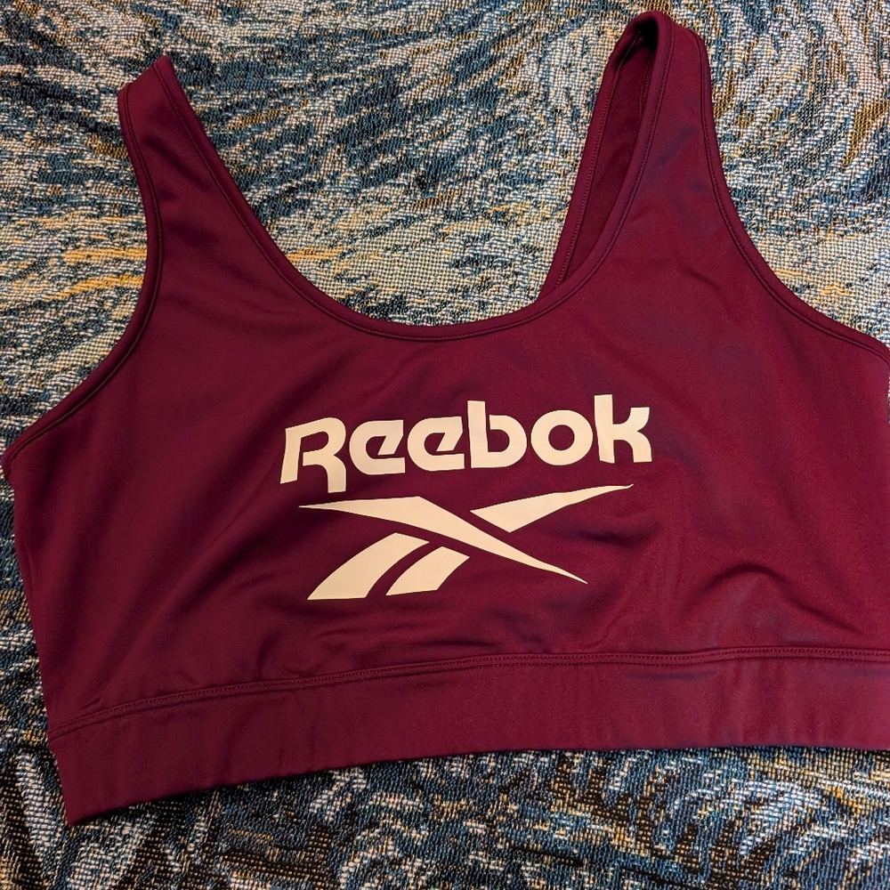 Reebok Women's Maroon Sports Bra